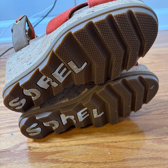 Sorel Joanie II Hi Ankle Lace Up Wedge Sandals 7.5 - Picture 5 of 5